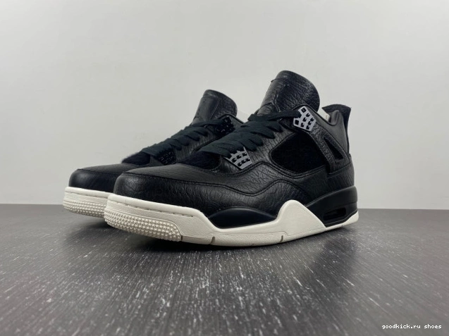 4 Retro Jordan 819139-010 Pony Hair Black 0807